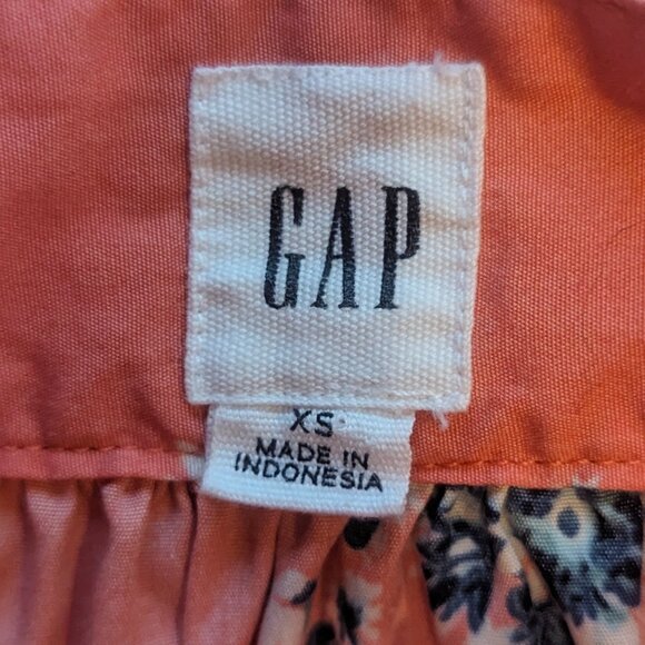 Gap XS Peach Boho Blouse - Picture 6 of 12